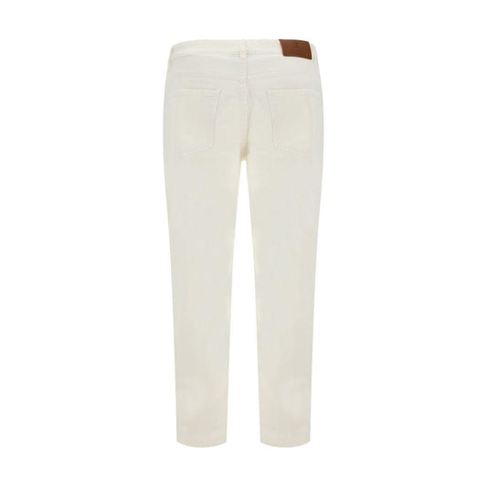 Brunello Cucinelli Jeans with turn-up hem Brunello Cucinelli Light Gray