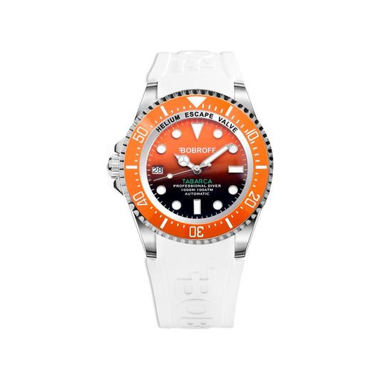 Bobroff White Rubber Watch Bobroff