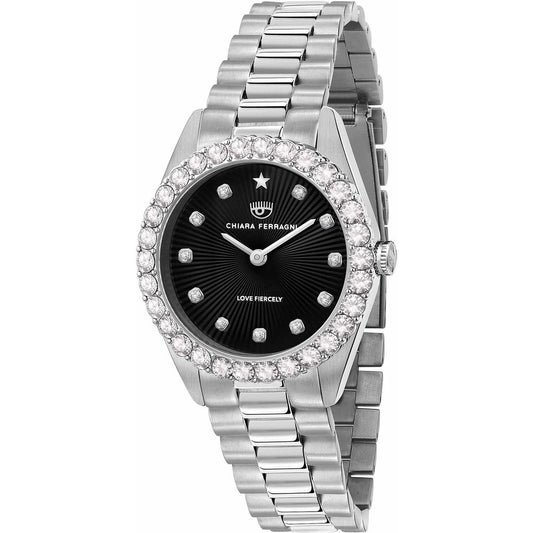 Chiara Ferragni Silver Stainless Steel Dress Watch