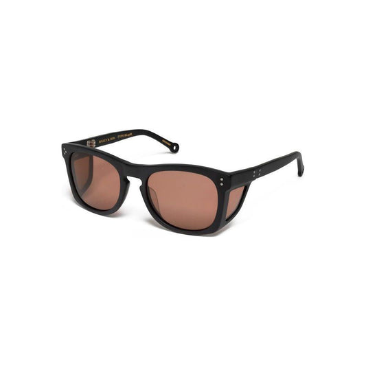 Hally&Son Black Acetate Sunglasses Hally&Son