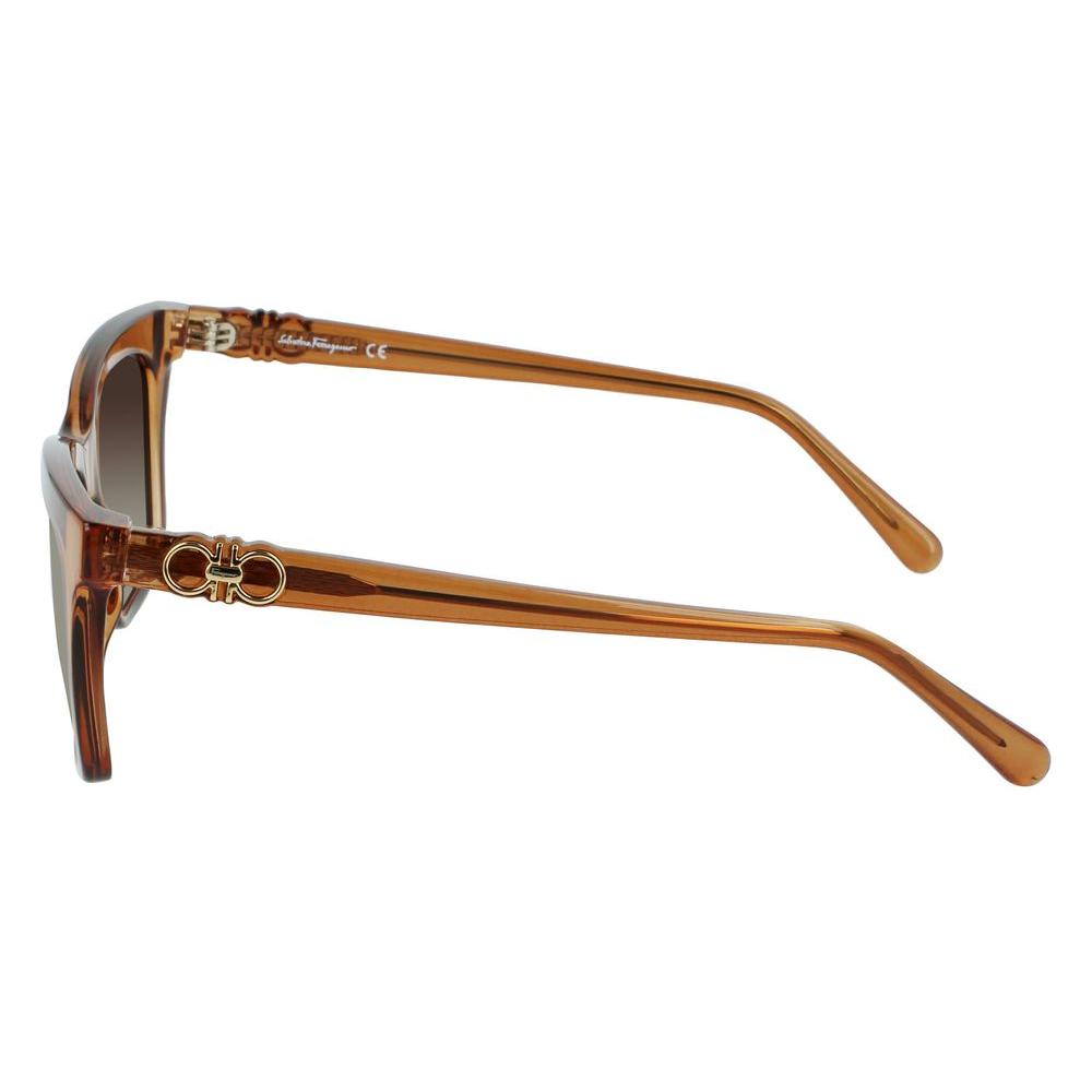 Ferragamo Brown Injected Sunglasses Ferragamo