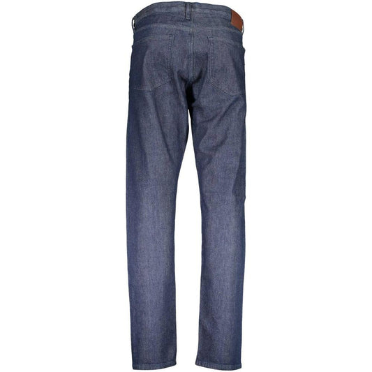 Gant Blue Cotton Men Jeans Gant