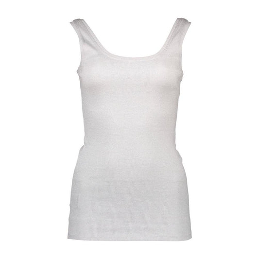 Silvian Heach White Cotton Women Top Silvian Heach