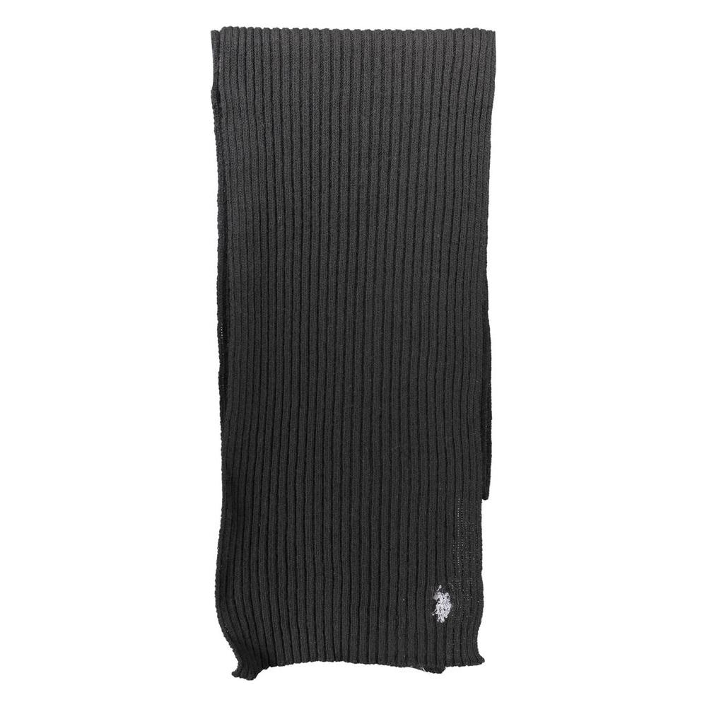 U.S. POLO ASSN. Black Wool Men Scarf U.S. POLO ASSN.