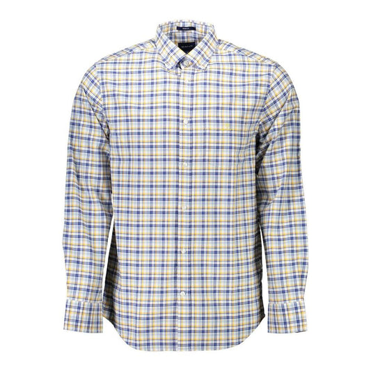 Gant Yellow Cotton Men Shirt Gant