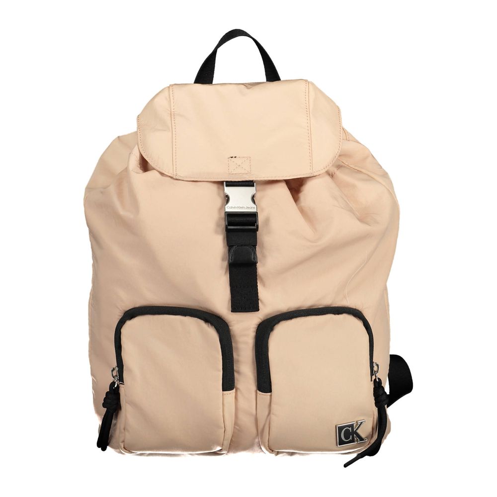 Front view with bag zipped and handles upright.