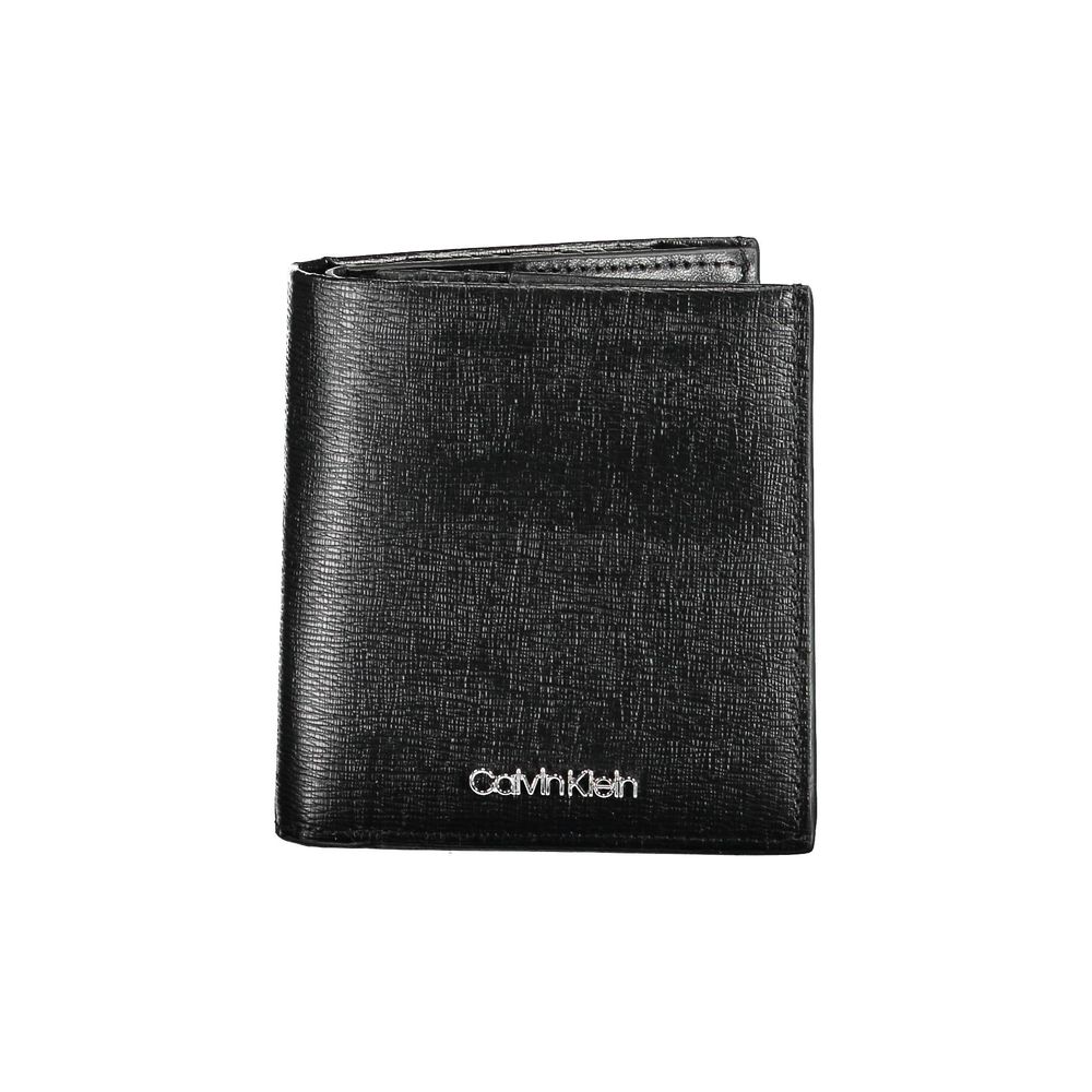 Calvin Klein Black Leather Mens Wallet Calvin Klein