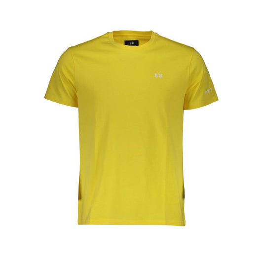 La Martina Yellow Cotton Men T-Shirt