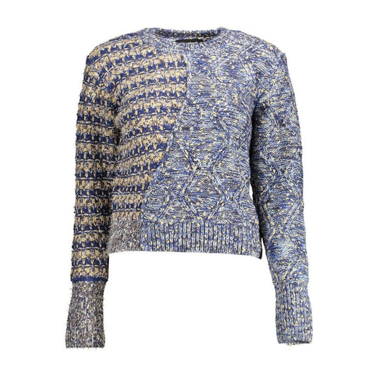 Desigual Blue Polyamide Women Sweater Desigual