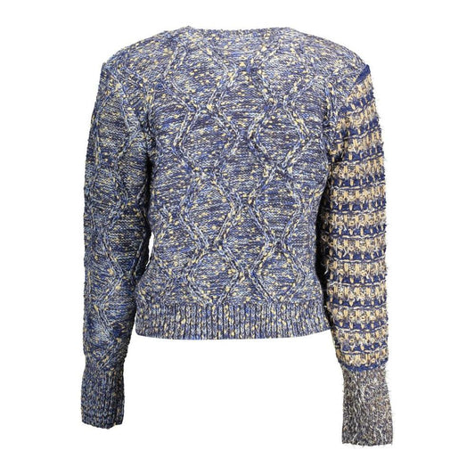 Desigual Blue Polyamide Women Sweater Desigual