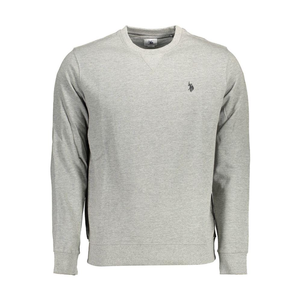 U.S. POLO ASSN. Gray Cotton Men Sweater U.S. POLO ASSN.