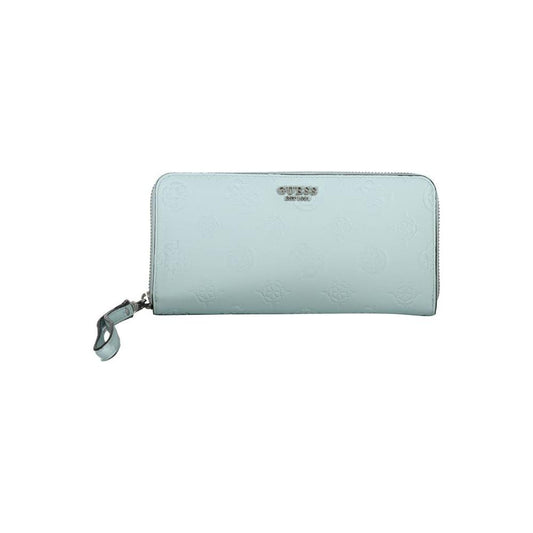 Guess Jeans Light Blue Polyethylene Women Wallet Guess Jeans