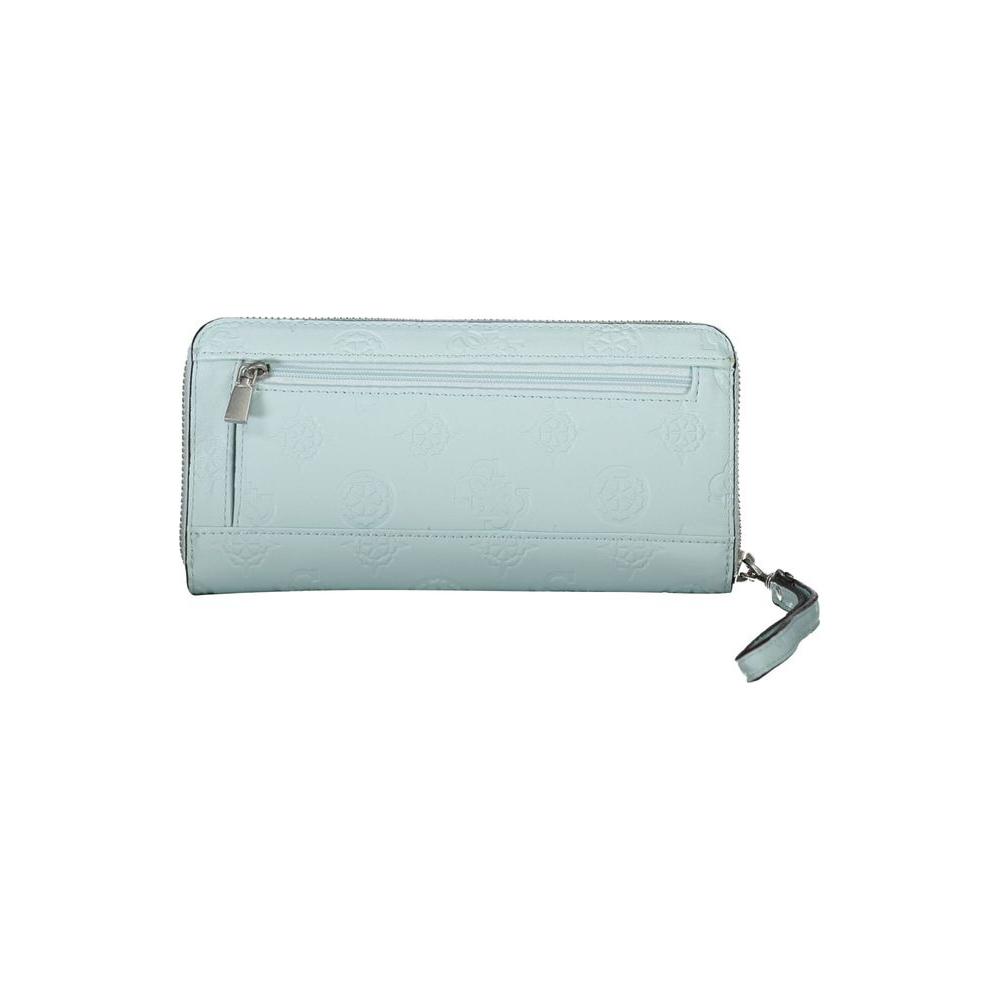 Guess Jeans Light Blue Polyethylene Women Wallet Guess Jeans