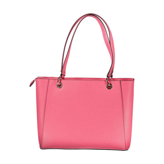 Guess Jeans Pink Polyethylene Handbag Guess Jeans