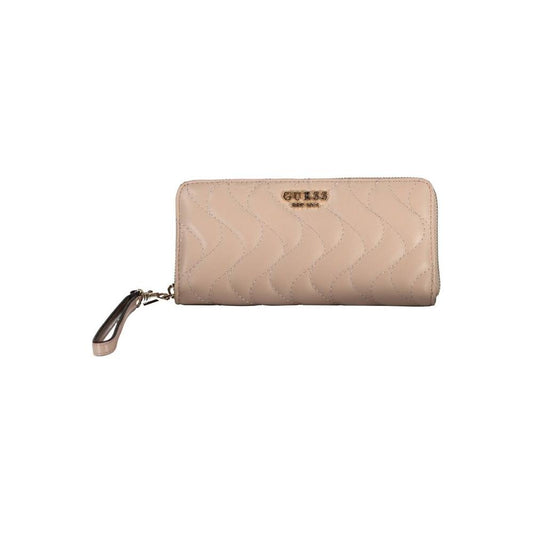 Guess Jeans Pink Polyethylene Women Wallet Guess Jeans