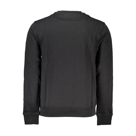 Harmont & Blaine Sleek Black Long-Sleeved Crew Neck Sweatshirt Harmont & Blaine