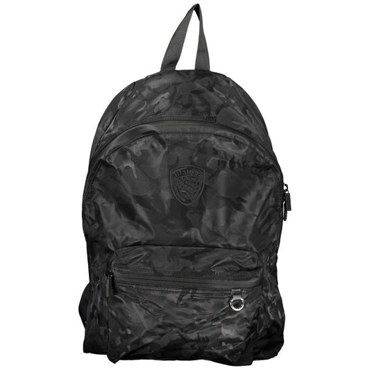 Blauer Sleek Urban Black Backpack with Laptop Sleeve Blauer