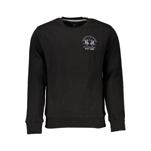 La Martina Elegant Crew Neck Fleece Sweatshirt La Martina