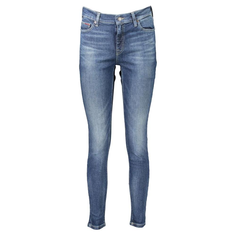 Tommy Hilfiger Blue Cotton Jeans & Pant Tommy Hilfiger