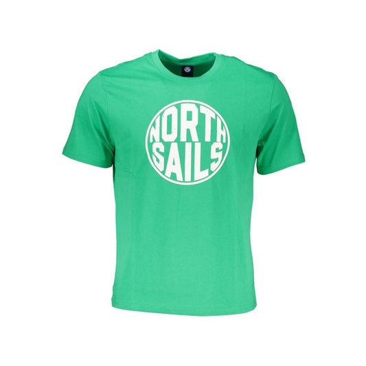 North Sails Green Cotton T-Shirt