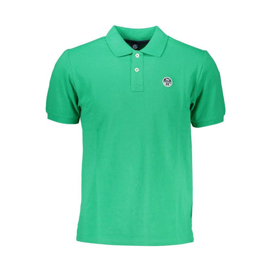 North Sails Green Cotton Polo Shirt