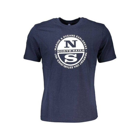 North Sails Blue Cotton T-Shirt