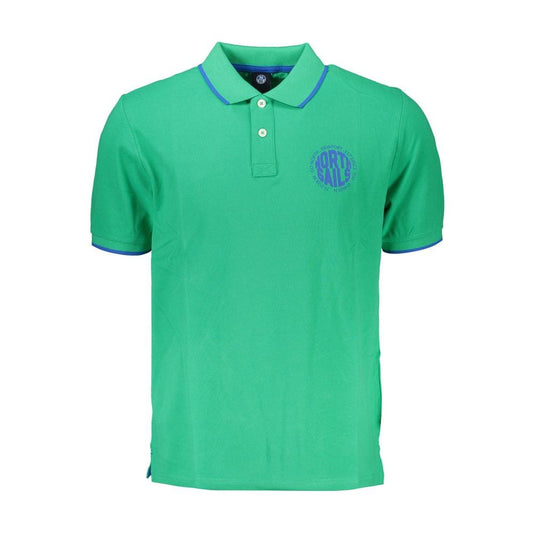 North Sails Green Cotton Polo Shirt