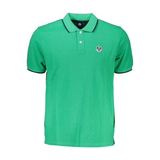 North Sails Green Cotton Polo Shirt