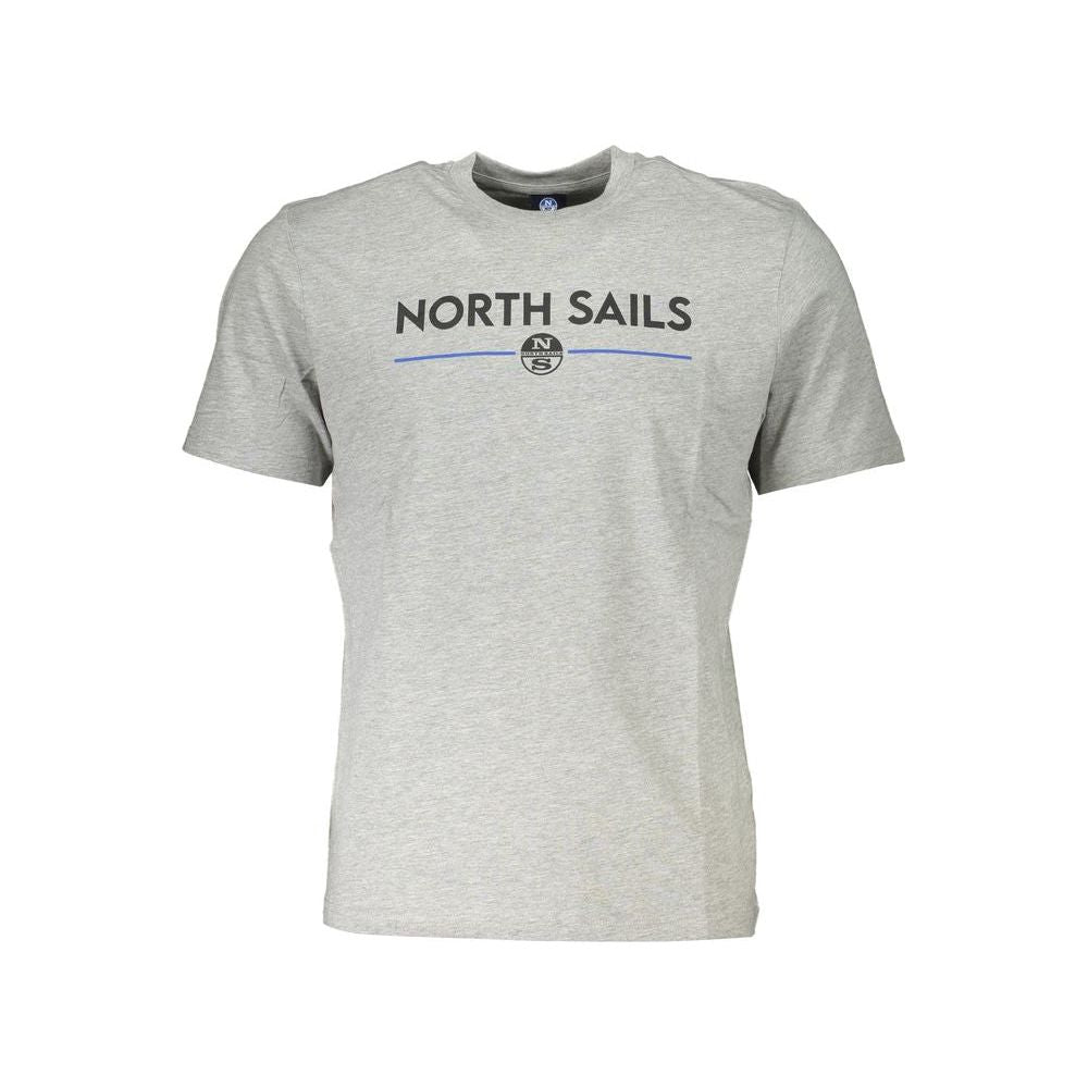 North Sails Gray Cotton T-Shirt