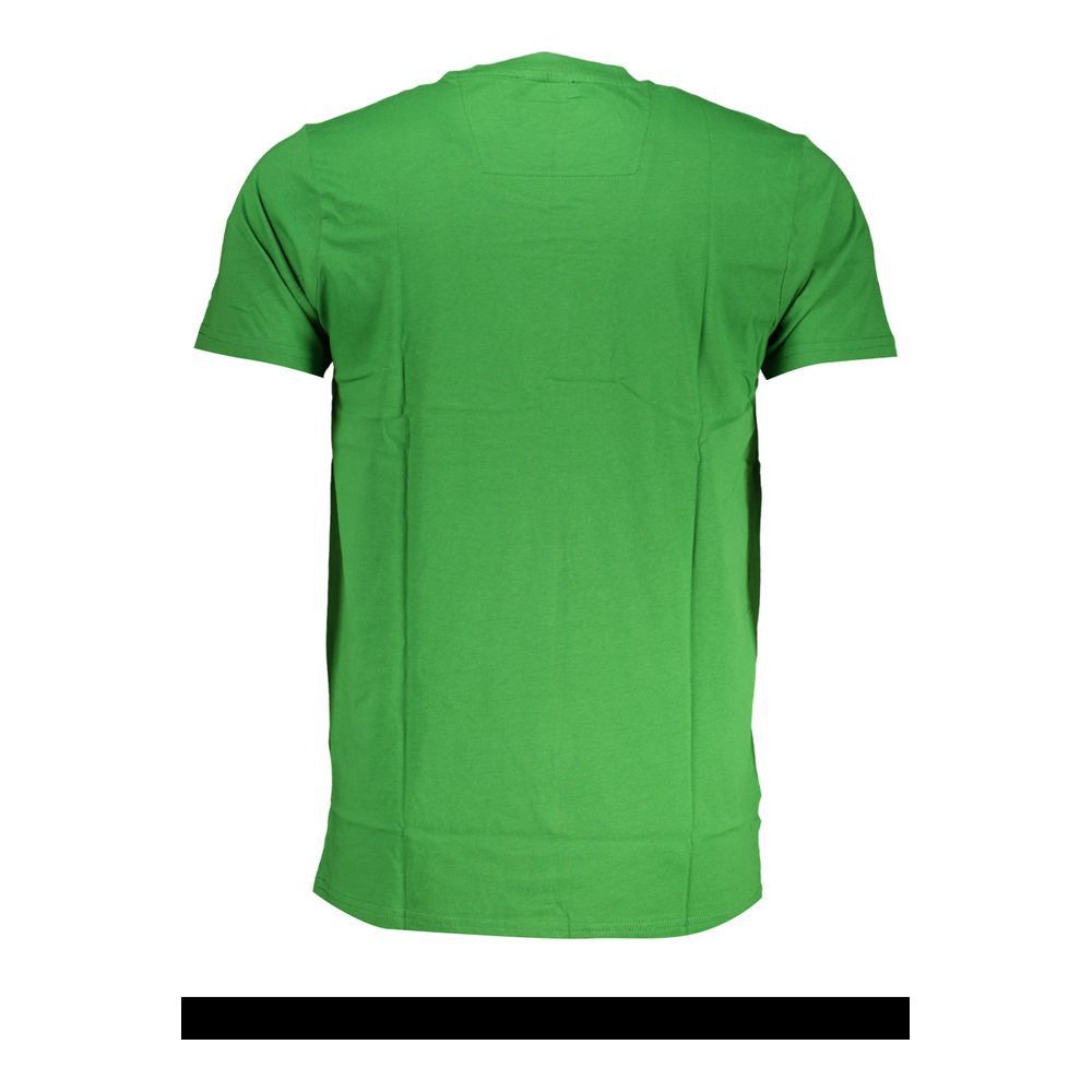 Cavalli Class Green Cotton T-Shirt