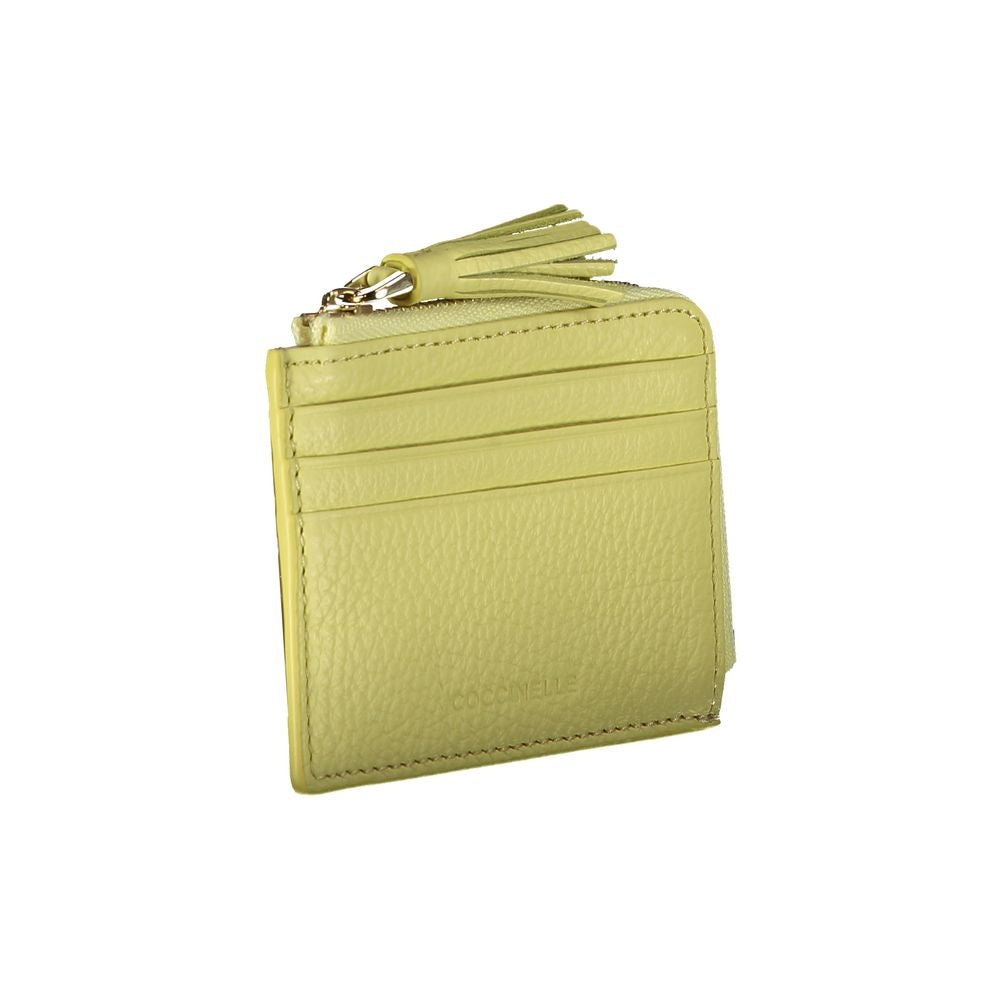 Coccinelle Yellow Leather Wallet