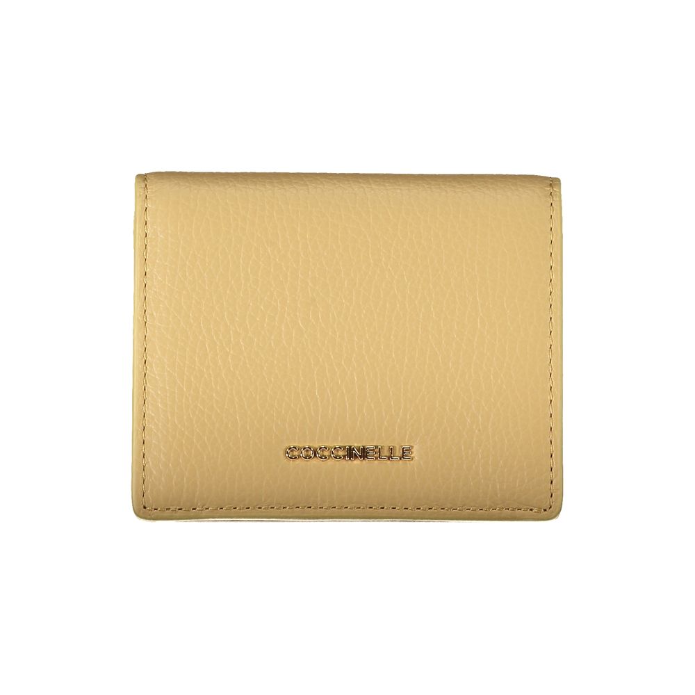 Coccinelle Beige Leather Wallet