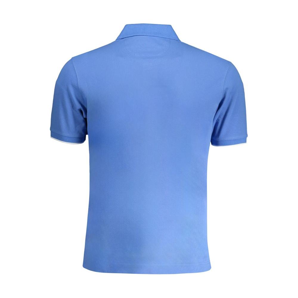 La Martina Light Blue Cotton Polo Shirt La Martina