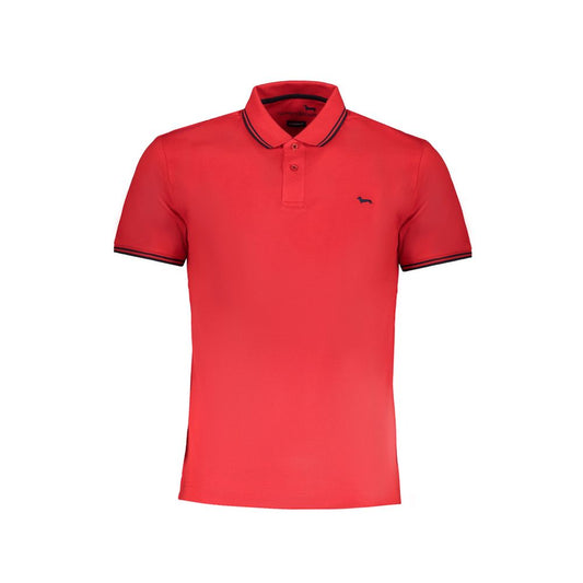 Harmont & Blaine Red Cotton Polo Shirt