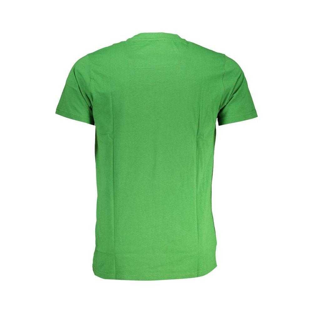 Cavalli Class Green Cotton T-Shirt