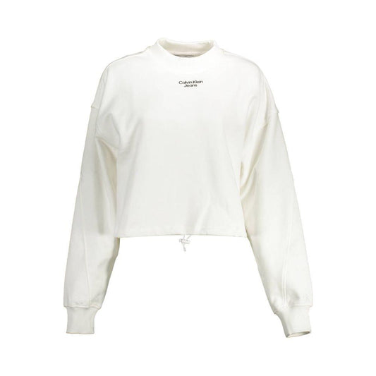 Calvin Klein White Cotton Women Sweater Calvin Klein