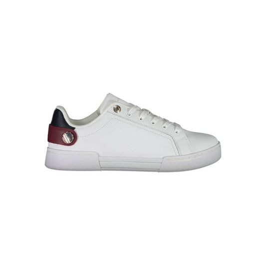 Tommy Hilfiger White Polyethylene Women Sneaker Tommy Hilfiger