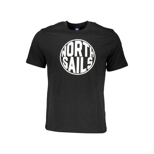 North Sails Black Cotton T-Shirt