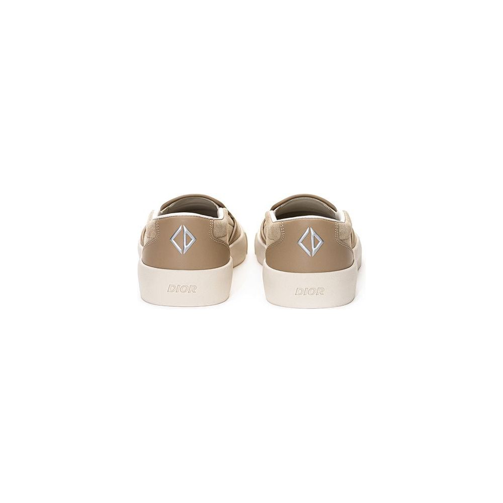 Dior Beige Leather Sneaker Dior Gray