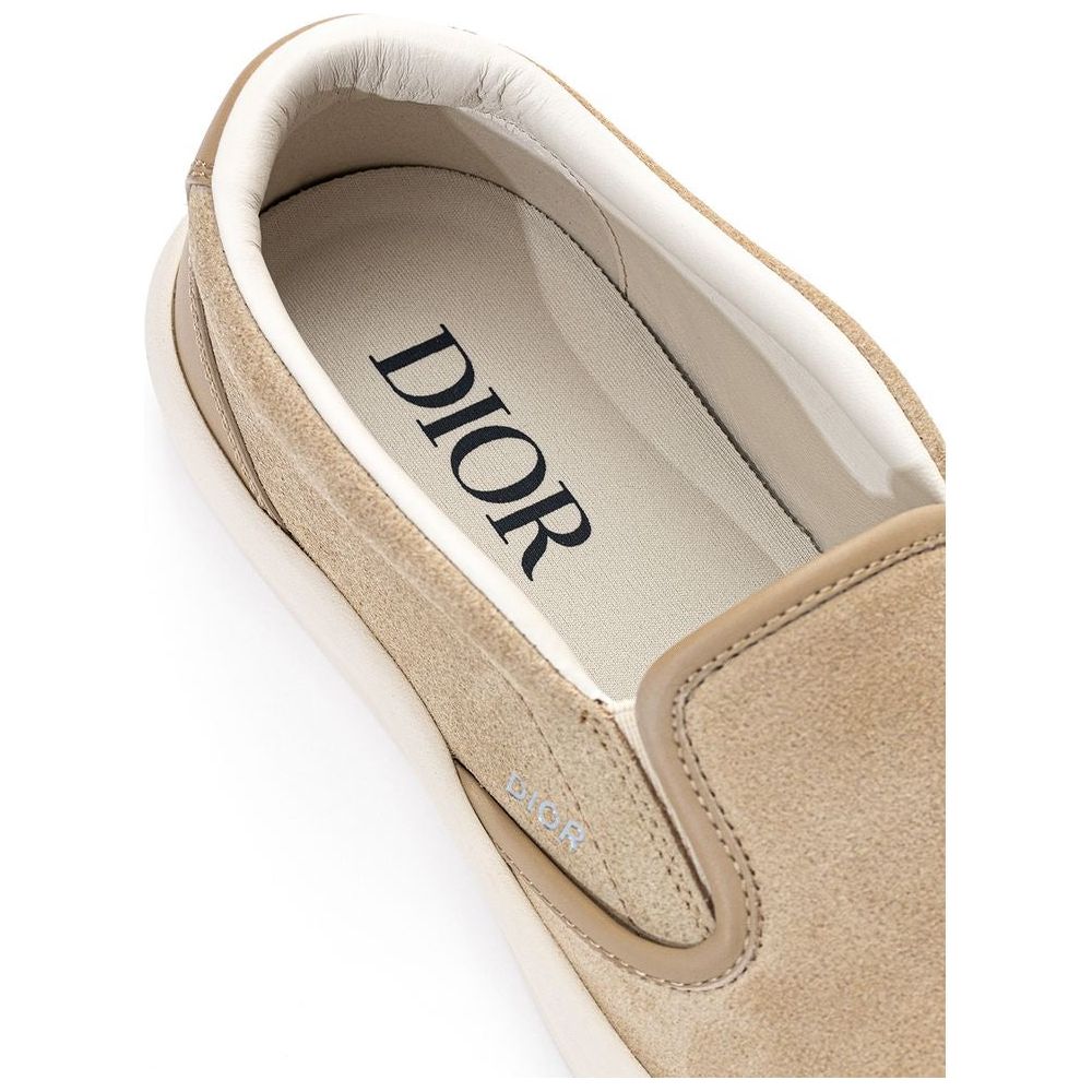 Dior Beige Leather Sneaker Dior Tan