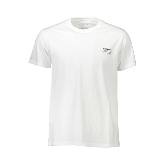 Guess Jeans White Cotton Men T-Shirt Guess Jeans