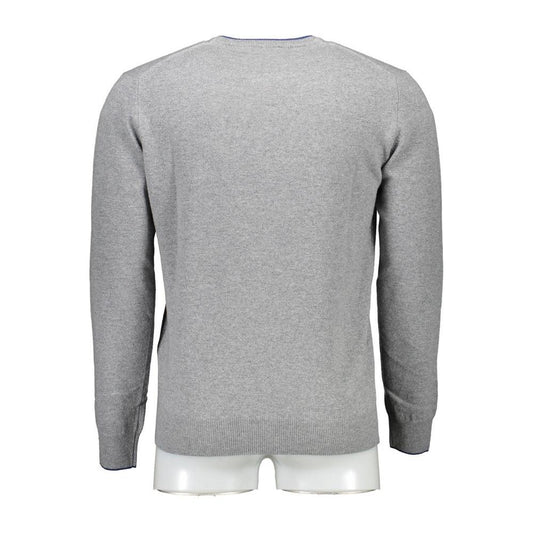 Harmont & Blaine Gray Wool Men Sweater Harmont & Blaine