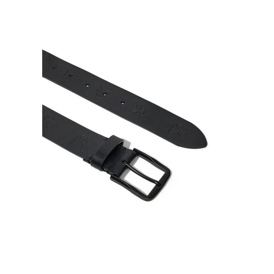 Calvin Klein Jeans Black Leather Belt