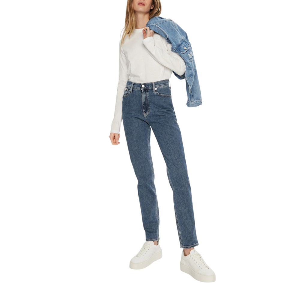 Calvin Klein Jeans Blue Cotton Jeans & Pant