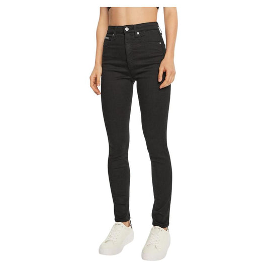 Calvin Klein Jeans Black Cotton Jeans & Pant