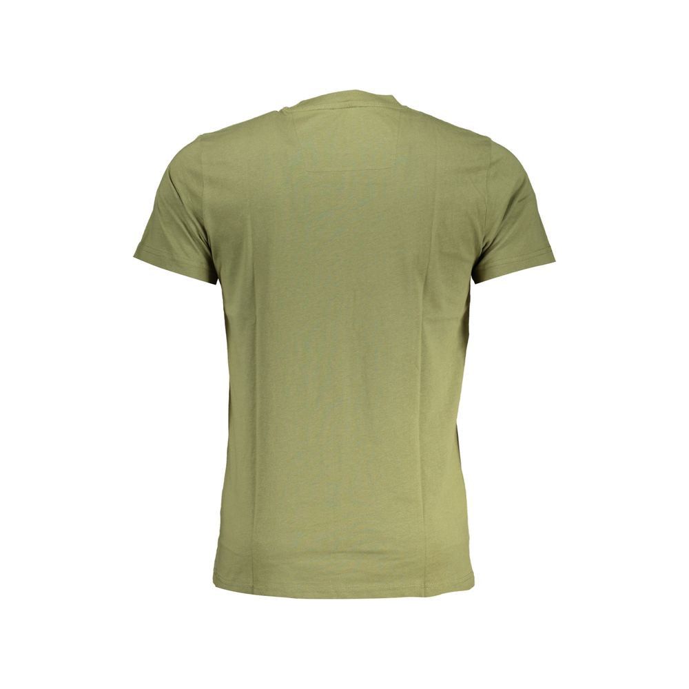 Cavalli Class Green Cotton T-Shirt