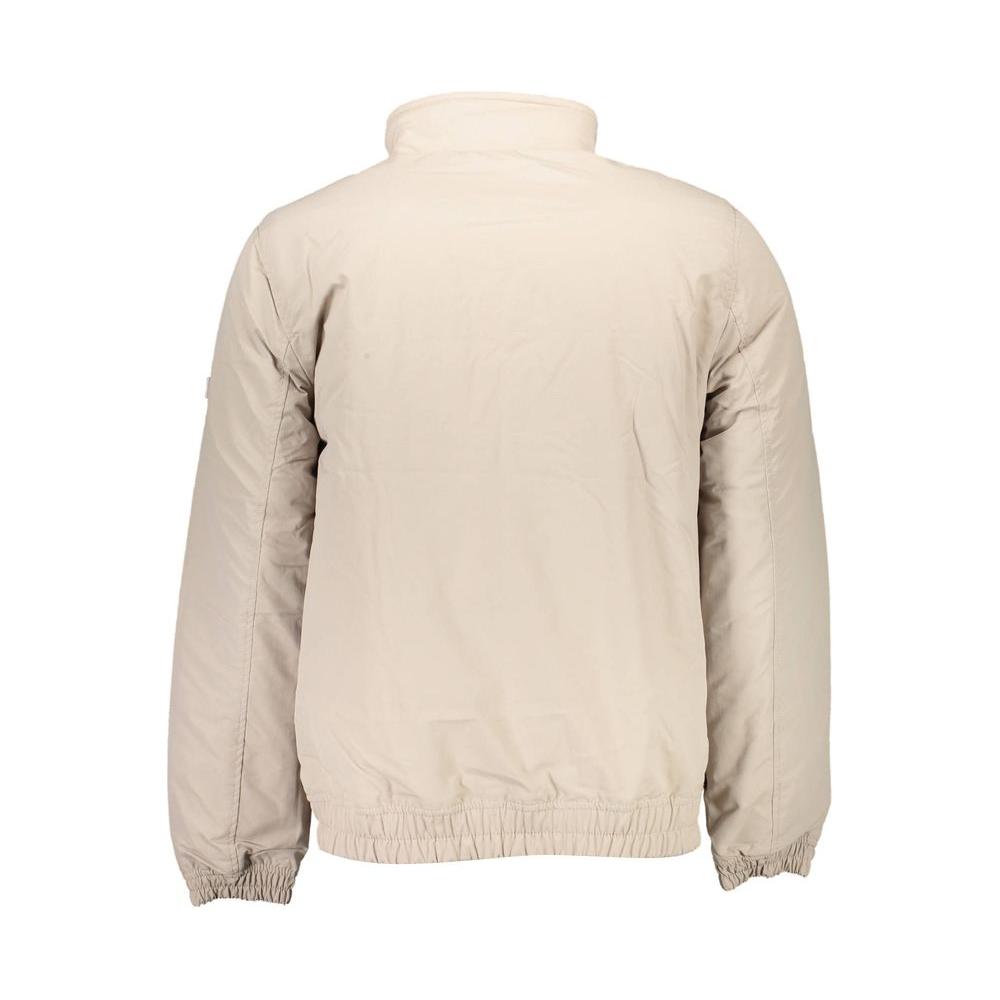 Tommy Hilfiger Beige Polyamide Men Jacket Tommy Hilfiger