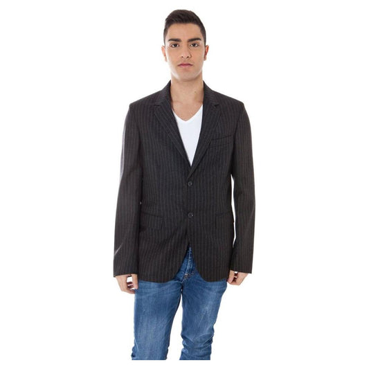 Calvin Klein Sleek Wool Blend Designer Jacket Calvin Klein