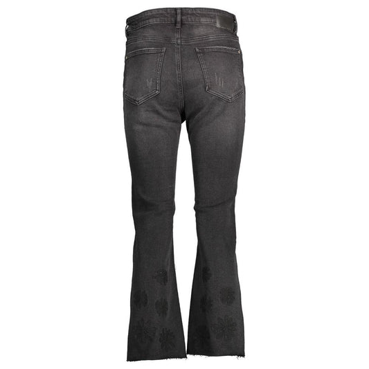 Desigual Black Cotton Women Jeans Desigual