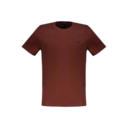 Harmont & Blaine Brown Cotton T-Shirt